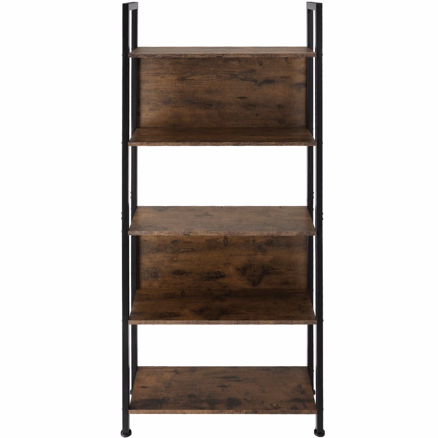 Scaffalatura Westport tectake in stile industriale, colore marrone, L: 62 cm, P: 24 cm, H: 165,5 cm – 3