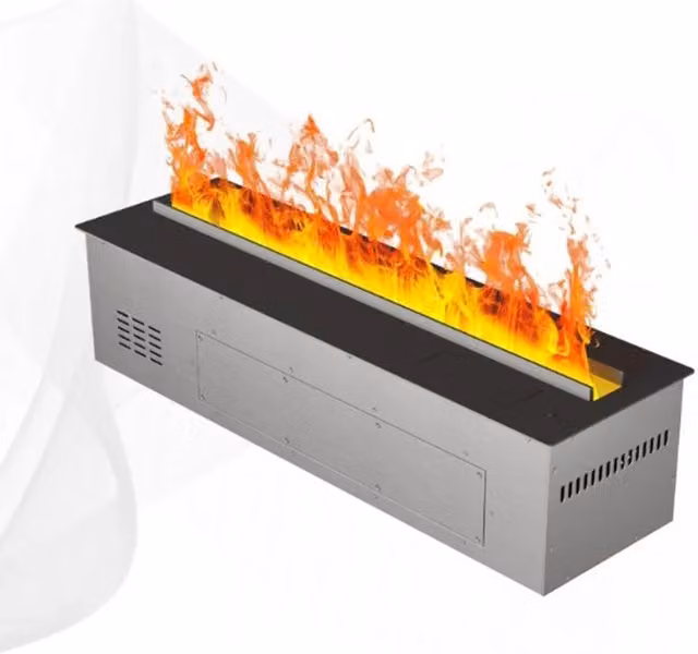 Vapor 3D 75 - Inserto Camino Decorativo ad Acqua Senza Calore 75x17,8x22,7 cm con Effetto Fiamma a LED 3D