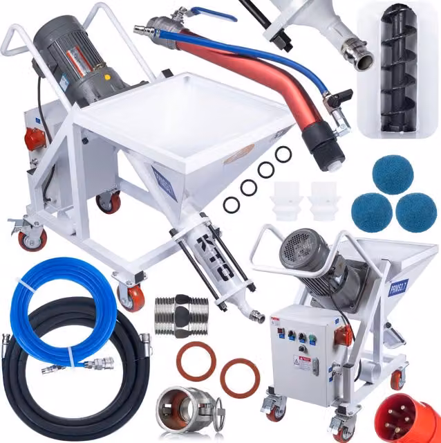 Macchina Spruzzatrice Multifunzione Rosfix MultiSpray PRMS3.7 Bianca con Serbatoio da 80 L e Pompa da 35 L/min