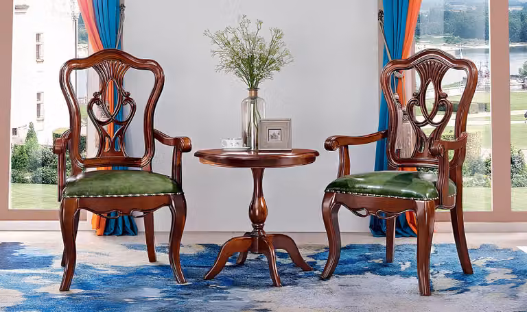 Stuhl Couchtisch Kaffeetisch Beistelltisch Designer Wohnzimmertisch Set 3tlg.