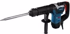 Martello demolitore Bosch GSH 5 SDS Max con potenza di 1100W e energia d'impatto di 7,5 J colore blu