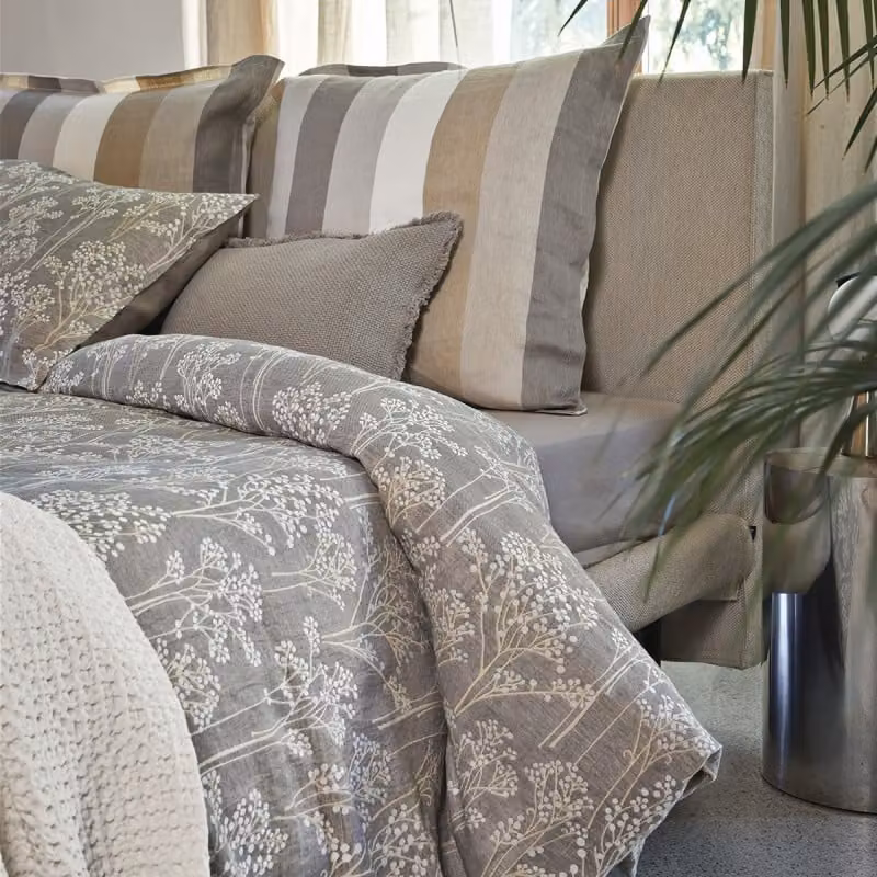FIORI DI LINO Quilt - Taglia: 2 piazze,Colore: FIORDIDILINO - TORTORA
