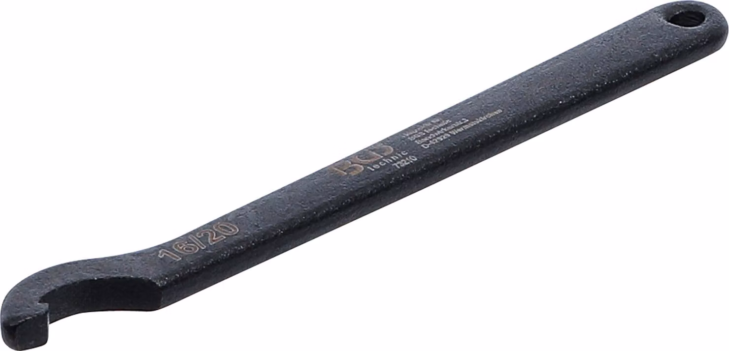 BGS Chiave a gancio con naso 16 - 20 mm - 73210