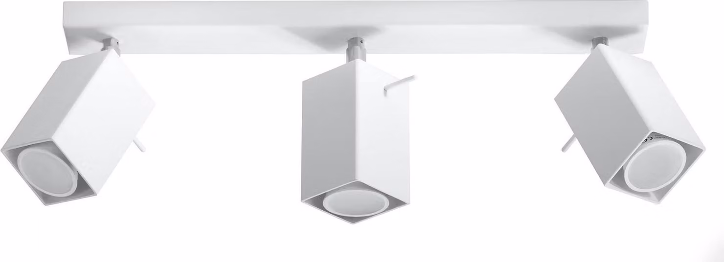 Lampada da soffitto MERIDA 3 bianco 3xGU10 10W acciaio 16x6x45cm Sollux Lighting