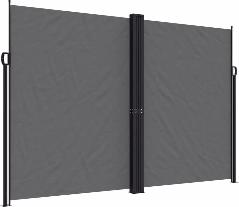 Tenda da Sole Laterale Retrattile Antracite 220x600 cm
