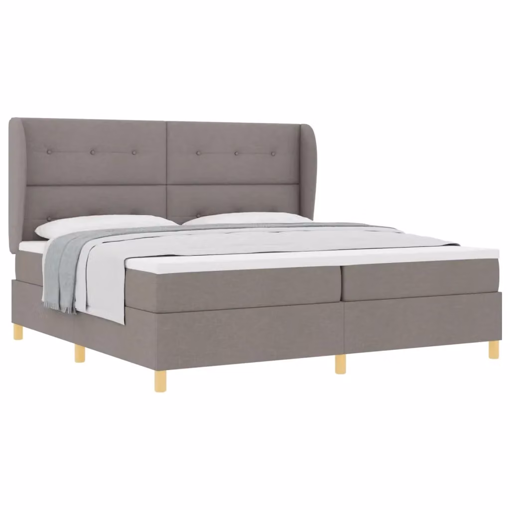 Letto ibrido con testiera Talpa vidaXL in tessuto beige o grigio L: 200 cm, P: 200 cm, H: 280 cm – 2