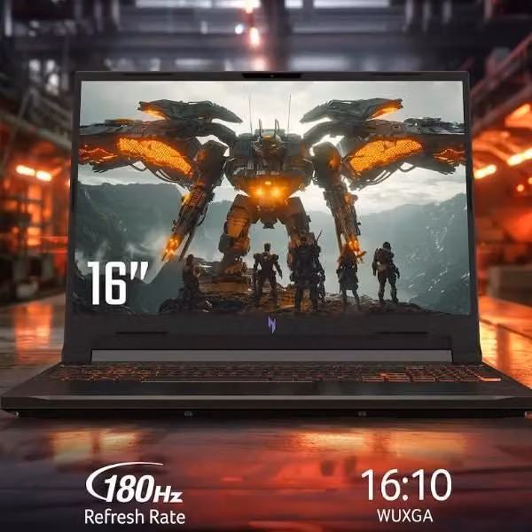 Acer Nitro V 16 AI ANV16-42-R5C9 Computer Portatile da 16" WUXGA, AMD Ryzen 7, 16 GB DDR5, 1 TB SSD, NVIDIA GeForce RTX 5060, Windows 11 Home, Nero