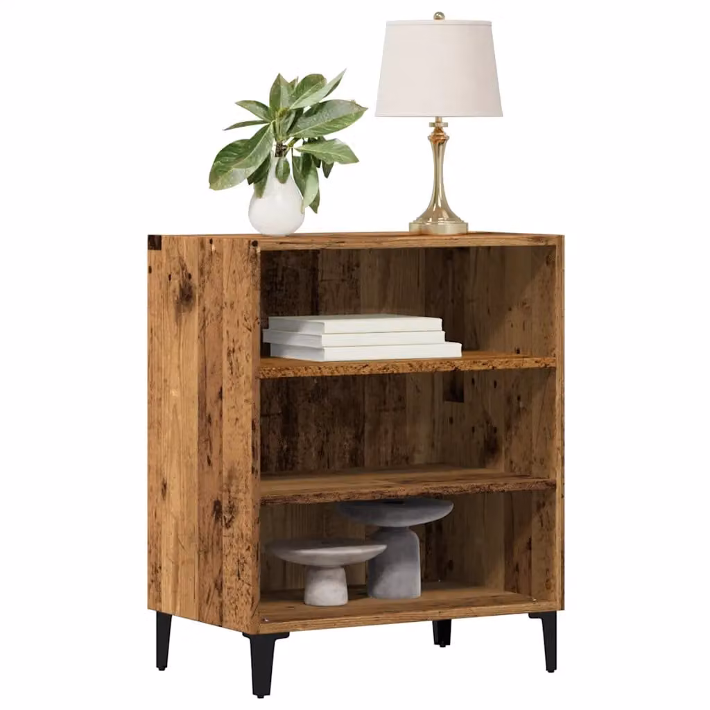 Credenza vidaXL in stile legno antico marrone con finitura opaca, L: 57 cm, P: 35 cm, H: 70 cm