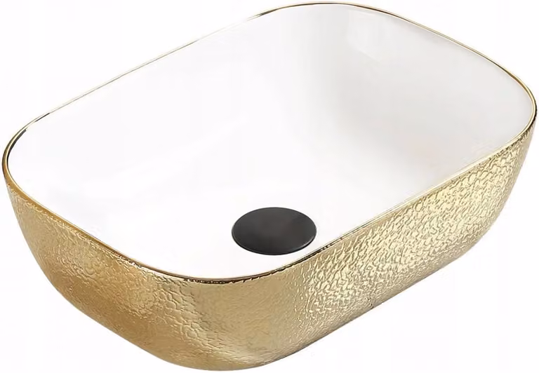 Lavabo MEXEN RITA struttura oro bianco 45 cm