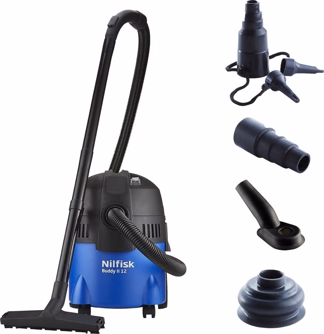 Aspiratore a umido e a secco Nilfisk Buddy II 12 Home Edition nero, blu 12 l 1200 W