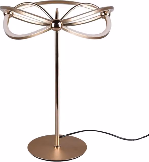 Lampada da tavolo Charivari oro LED dimmerabile Trio