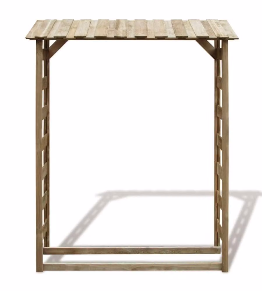 Deposito per Legname Capanno 150x44x176 cm Pino Impregnato