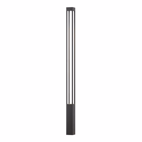 Lampada Da Terra Moderna Da Esterno Metallo Grafite Luce Led 25W Ip65