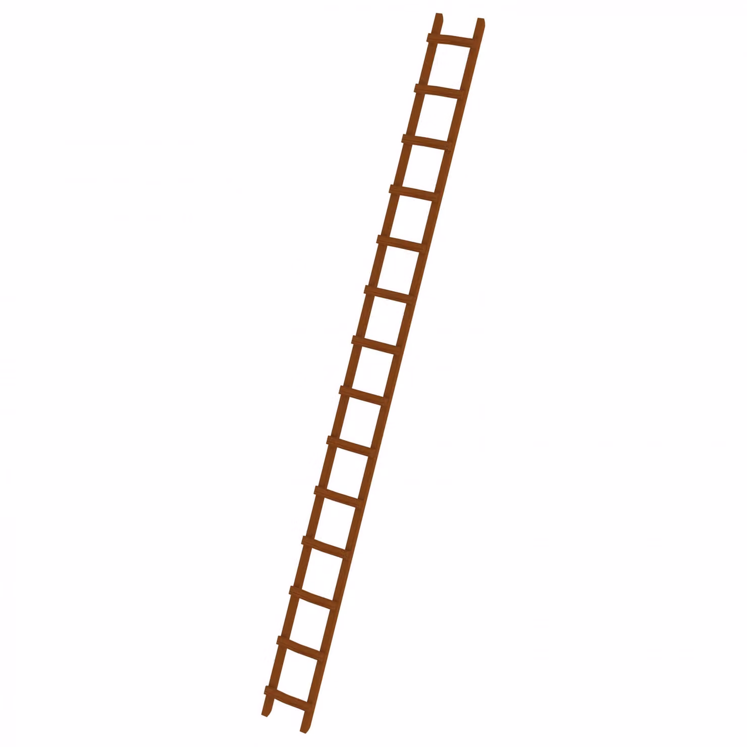 Scala per tetti in legno 14 pioli