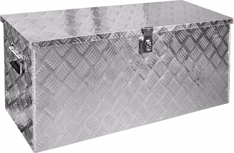 Cassa Box Cassapanca Alluminio degli Attrezzi Utensile Transportino D120 trucky