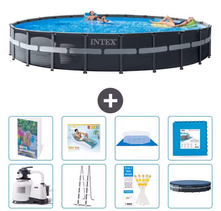Ultra XTR Pool Rund - 732x132 cm - Set da 7 pezzi, modello S651
