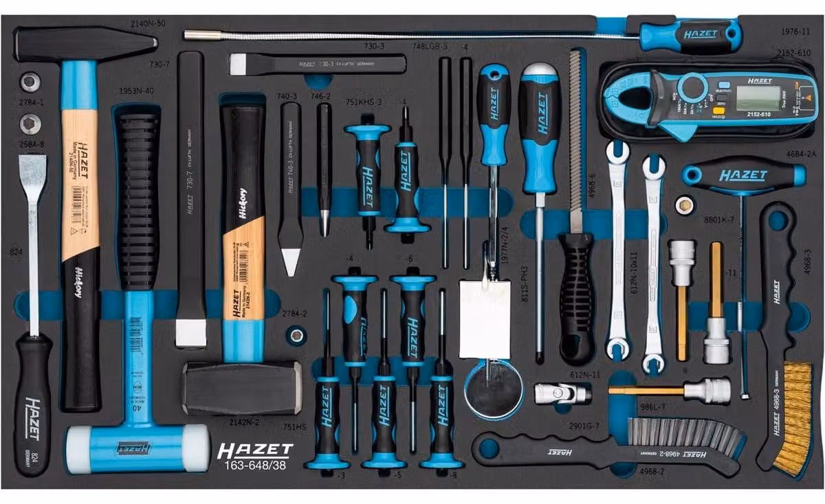 Set di attrezzi HAZET da 38 pezzi