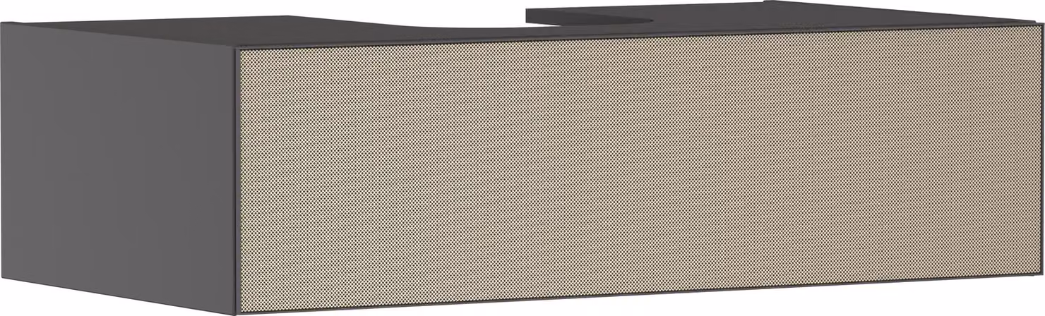 hansgrohe Xevolos E meuble sous lavabo, 1 tiroir, 1 découpe au centre, 980x550x275mm, pour console avec vasque à poser, 54315390, 54315390
