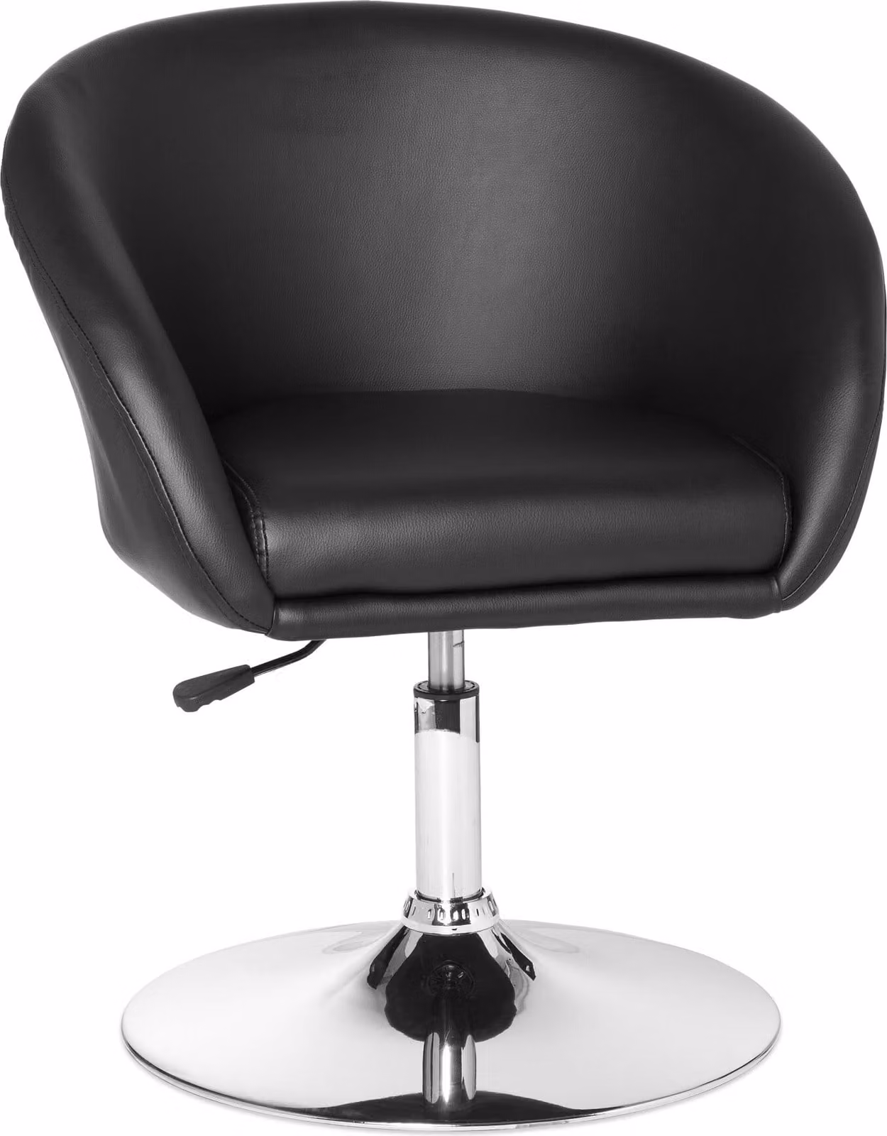 Amstyle Lift Design poltrona girevole poltrona look pelle nera; SPM2.157