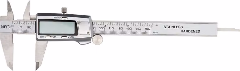 NEO TOOLS Pinza digitale 150 mm, acciaio inox