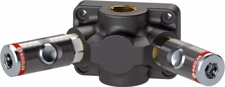 Filettatura scatola di giunzione 3/4/19 mm 2 x giunto di sicurezza