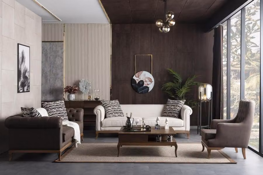 Couchgarnitur Sofagarnitur Wohnzimmer Sofas 3 Sitzer Sessel Couchtisch