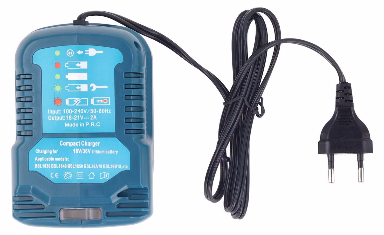 Caricabatteria portatile mini al litio, compatto, per HIKOKI BSL1830 BSL1840 BSL1850 BSL36A18 BSL36818 18 V 36 V