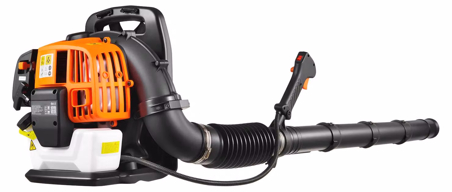 SucceBuy, soffiante portatile a benzina, motore a 2 tempi da 43 cc, capacità serbatoio di 1,38 litri, portata d'aria di 815 m³/h, velocità dell'aria di 241 km/h, ideale per la rimozione di foglie e neve