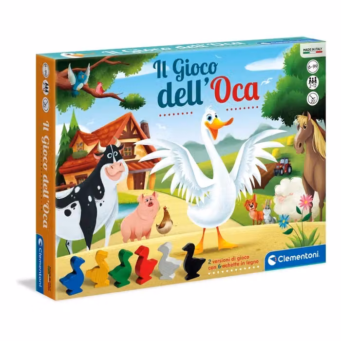 Clementoni Gioco da Tavolo Multicolore in Legno per la Famiglia