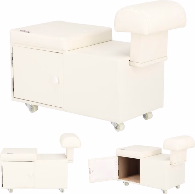 Sgabello estetista Pouf Pedicure Poggiapiedi