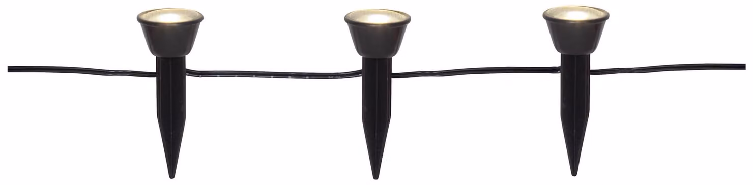 Catena luminosa solare a LED "Mini Spot", plastica