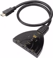 Switch HDMI IDATA 3F30 4K UHD Nero con 3 porte