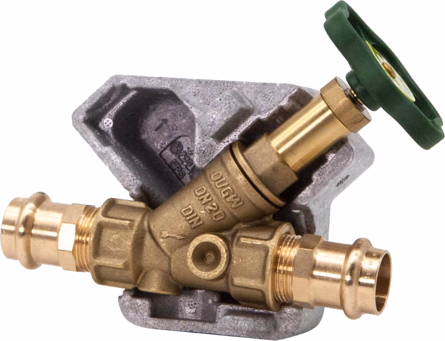 Valvola A Flusso Libero Js, Attacco A Pressione, O.entl, Nst.sp, M.ds, Dn20, Pr22, Dvgw