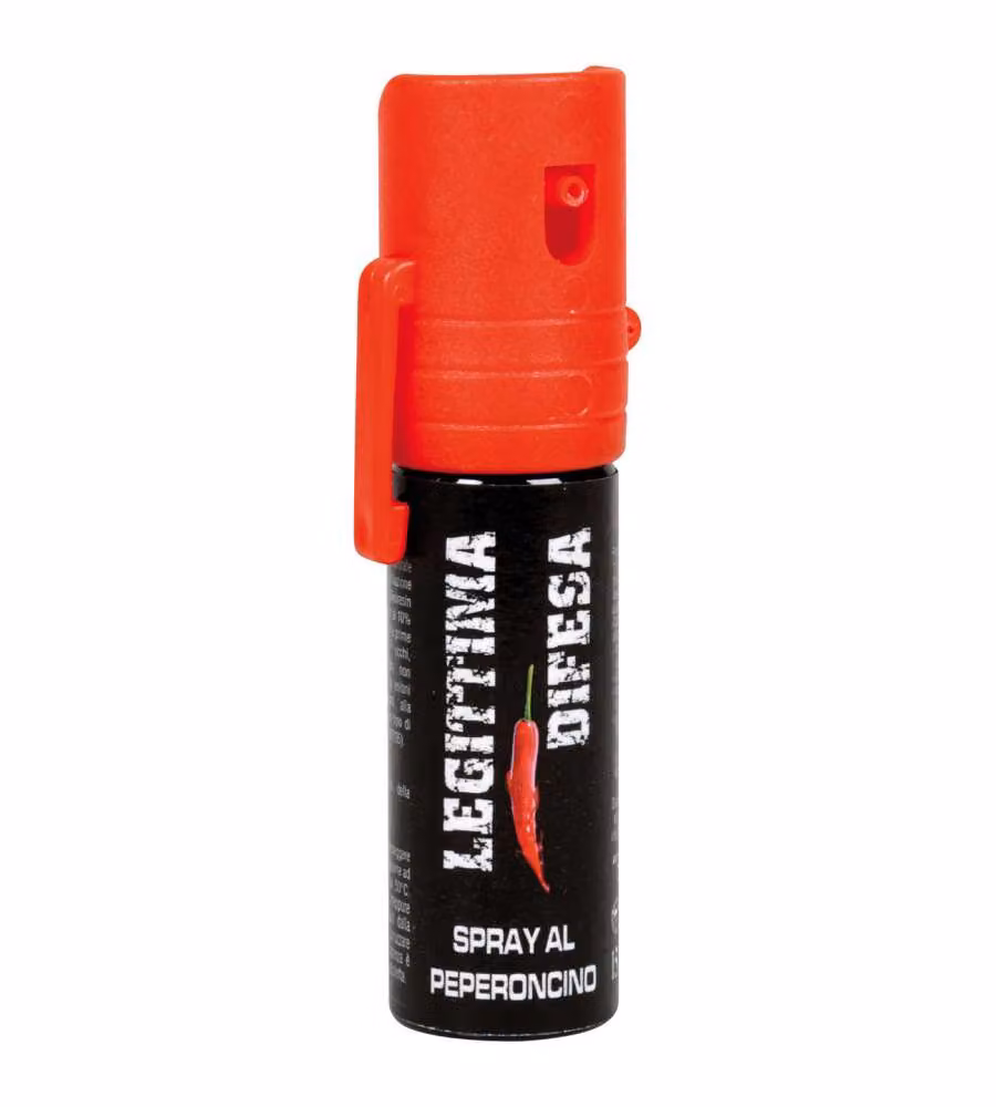 Lampa Spray Antiaggressione Peperoncino 15 ml - Getto a Nuvola 1-3m