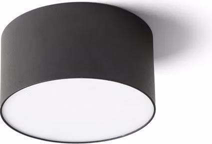 LARISA R 12 soffitto nero 230V LED 10W 3000K