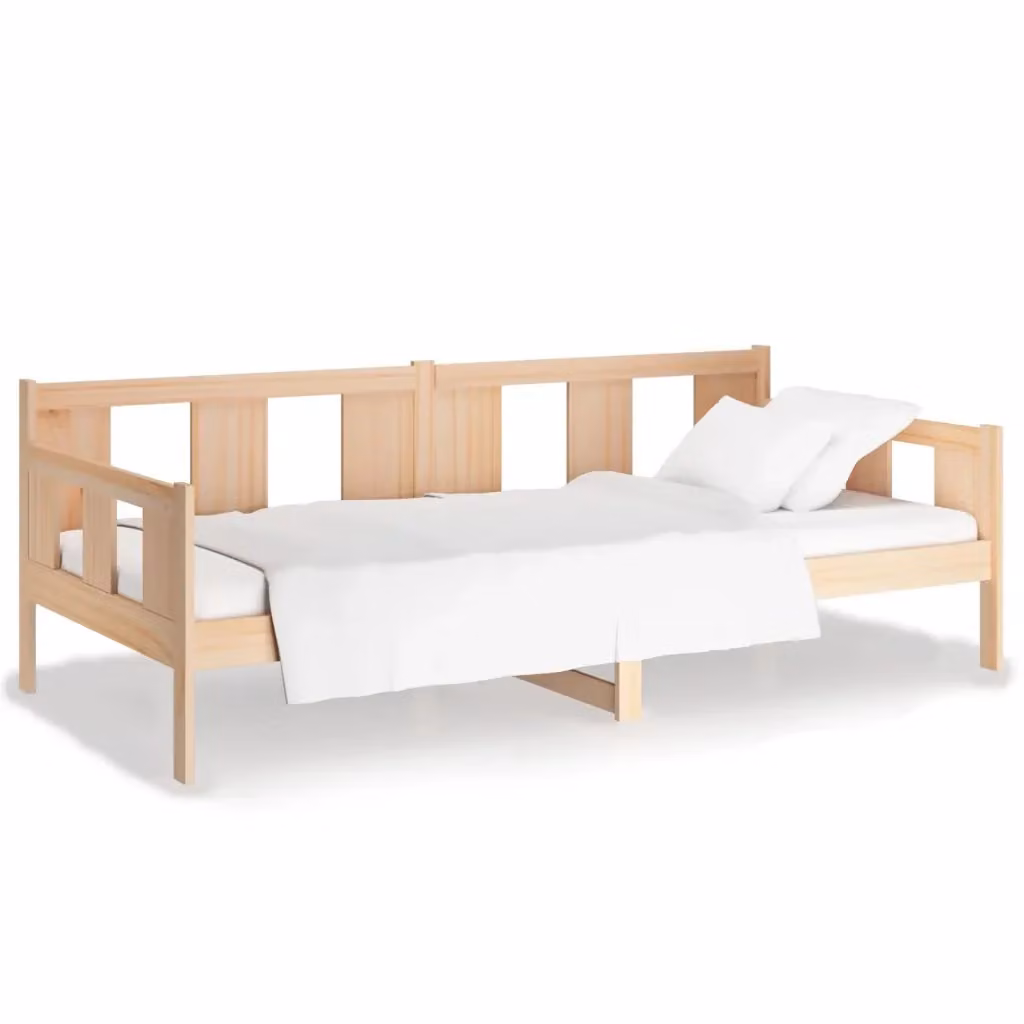 Dormeuse in legno massello di pino rustico vidaXL L/P: 90 x 200 cm – 2