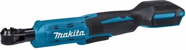 Makita DWR180ZJ Chiave a cricchetto 18 V senza spazzole con attacchi 3/8'' e 1/4'', freno elettrico e LED, colore Nero e Blu con valigetta Makpac