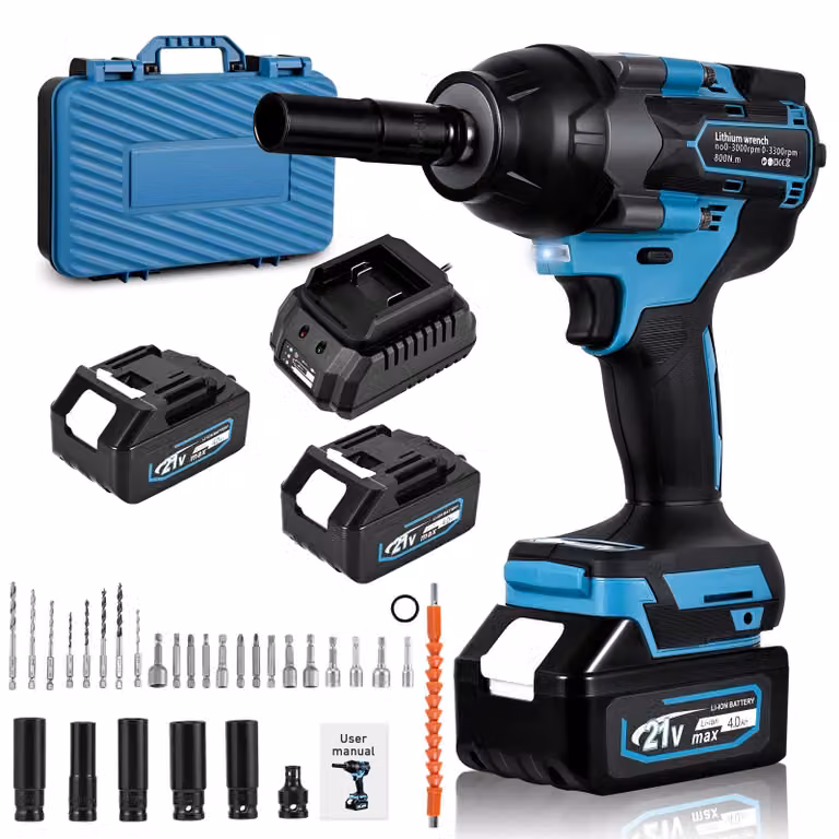 Chiave dinamometrica elettrica - Coppia: 800 Nm - Velocità: 2450 giri/min