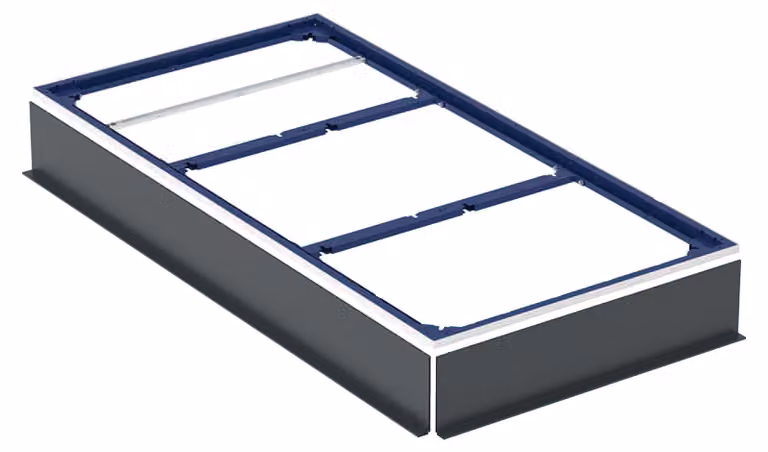 Geberit Duofix cadre d'installation pour surface de douche, pour dix pieds, 180x90cm, 551.519.00.1, 551.519.00.1