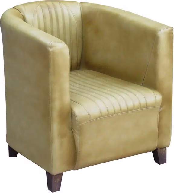 Poltrona in similpelle bianca 80x70x70h