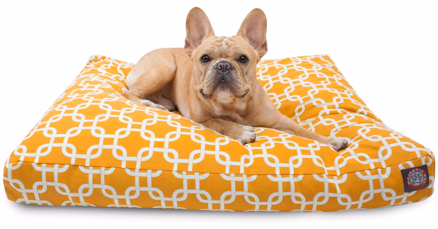 Letto per cani Majestic Pet Products, forma rettangolare, con rivestimento rimovibile e lavabile