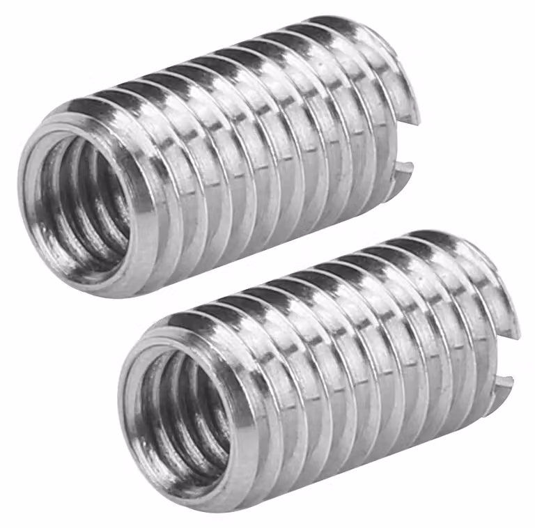 10 inserti filettati M6 x 1,0 - M8 x 1,25 - lunghezza 15 mm
