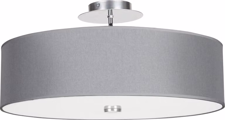Lampada da soffitto VIVIANE grigio-cromata 3xE27x60W in tessuto, dimensioni: 24x50x50 cm, IP20, Nowodvorski Lighting