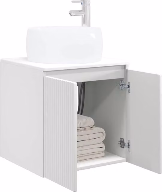 Mobile Lavabo | Armadio Lavabo da Parete Bianco 49,5 x 44,5 x 66 cm
