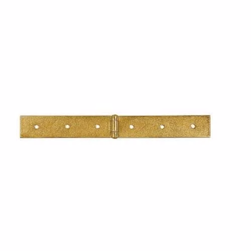 Cerniera per cassa con perno rivettato zincato giallo 104x35x2,0mm