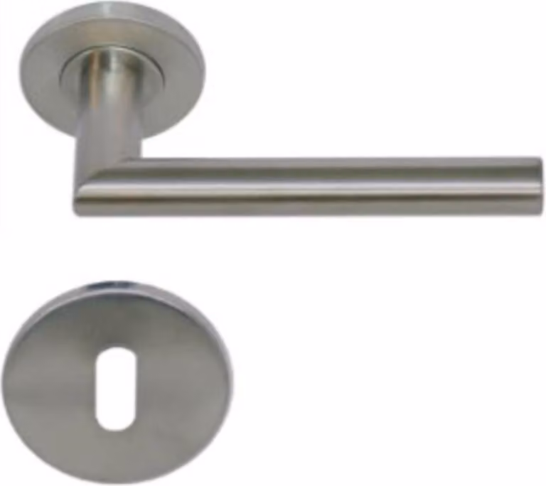 Maniglia Pomerol, Rosaia Inox (blocco porta interno) Gd Menuiseries