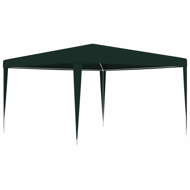The Living Store tenda professionale per feste 4×4 m verde 90 g/m²