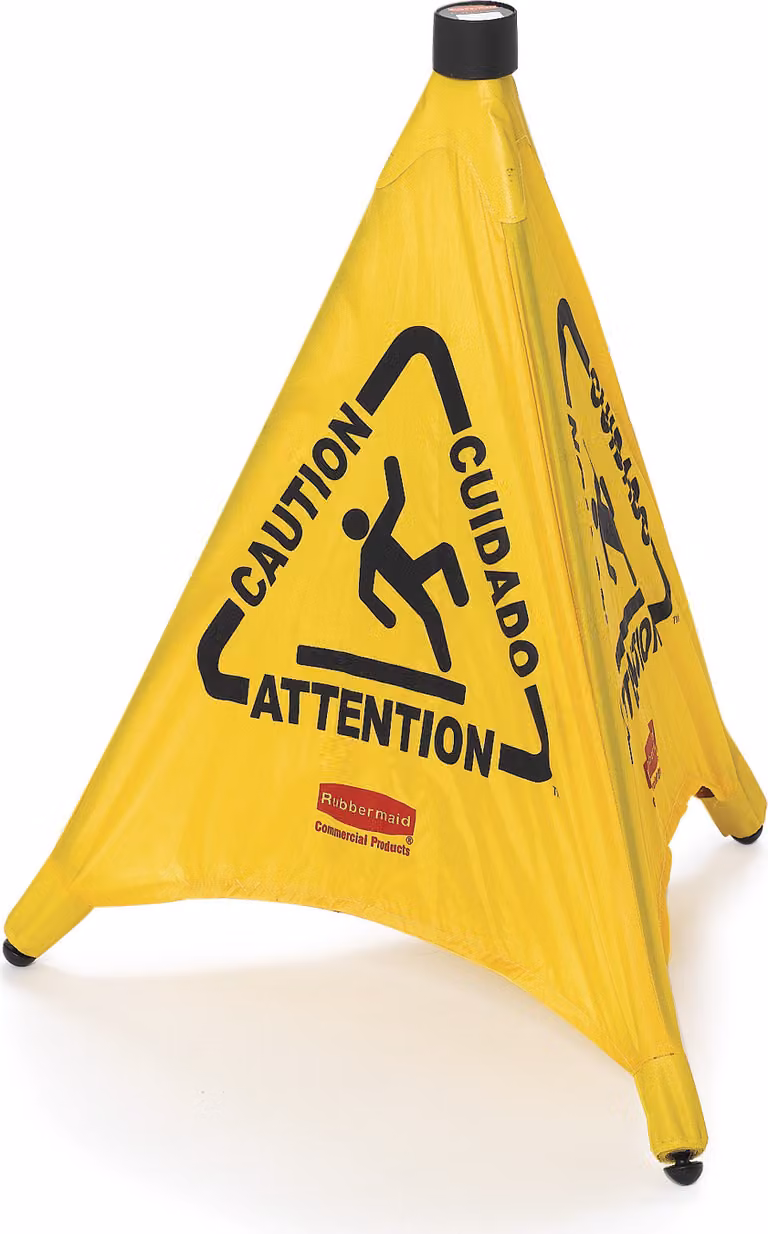 Pilone di sicurezza Pop Up giallo 76 cm