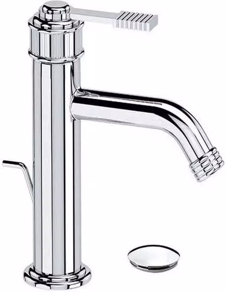 Miscelatore lavabo con scarico cromato lucido - serie Atelier