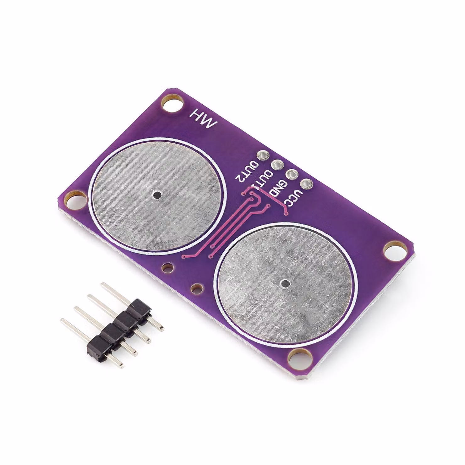 Modulo tasti capacitivi BerryBase con 2 pulsanti